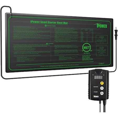 Ipower 10" x 20.5" Warm Hydroponic Seedling Heat Mat GLHTMTCTRLHTMTS